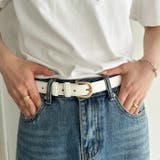【長さ調整可】6色展開ベーシックPUベルト | Outfitter lab | 詳細画像21