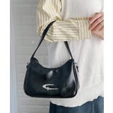 ブラック | メタルモチーフワンハンドルショルダーバッグ | Outfitter lab