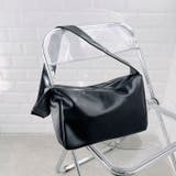 アジャスター付きフェイクレザースクエアショルダーバッグ | Outfitter lab | 詳細画像11 