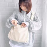 アジャスター付きフェイクレザースクエアショルダーバッグ | Outfitter lab | 詳細画像19 