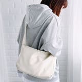 アジャスター付きフェイクレザースクエアショルダーバッグ | Outfitter lab | 詳細画像21 