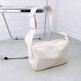 アジャスター付きフェイクレザースクエアショルダーバッグ | Outfitter lab | 詳細画像23 