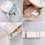 アジャスター付きフェイクレザースクエアショルダーバッグ | Outfitter lab | 詳細画像25 