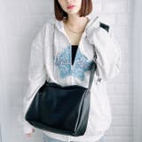 アジャスター付きフェイクレザースクエアショルダーバッグ | Outfitter lab | 詳細画像6 