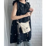 アイボリー | サイドリボンナイロンショルダーバッグ | Outfitter lab