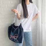 リボン刺繍トートバッグ | Outfitter lab | 詳細画像6