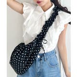 ブラック | ドットクシュクショルダーバッグ | Outfitter lab