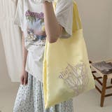 チューリップ刺繍サテントートバッグ | Outfitter lab | 詳細画像19