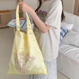 チューリップ刺繍サテントートバッグ | Outfitter lab | 詳細画像20