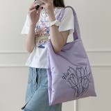 チューリップ刺繍サテントートバッグ | Outfitter lab | 詳細画像27