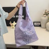 チューリップ刺繍サテントートバッグ | Outfitter lab | 詳細画像28