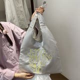 チューリップ刺繍サテントートバッグ | Outfitter lab | 詳細画像9