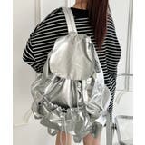 シルバー | 【大容量】ナイロンドロストリュック | Outfitter lab