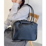ブラック | ヴィンテージライクスクエアボストンバッグ | Outfitter lab