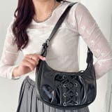 レースアップリボンワンハンドルホーボーバッグ | Outfitter lab | 詳細画像12 