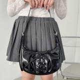 レースアップリボンワンハンドルホーボーバッグ | Outfitter lab | 詳細画像15 