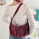 レースアップリボンワンハンドルホーボーバッグ | Outfitter lab | 詳細画像25 