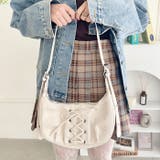 レースアップリボンワンハンドルホーボーバッグ | Outfitter lab | 詳細画像7 