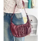 レッド | レースアップリボンワンハンドルホーボーバッグ | Outfitter lab