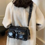 サイドレースアップワンショルダーホーボーバッグ | Outfitter lab | 詳細画像10 