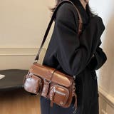 サイドレースアップワンショルダーホーボーバッグ | Outfitter lab | 詳細画像14 