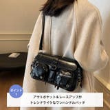 サイドレースアップワンショルダーホーボーバッグ | Outfitter lab | 詳細画像2 