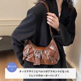 タックデザインPUホーボーバッグ | Outfitter lab | 詳細画像2