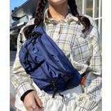 ネイビー | ダブルポケットワンポイントボディバッグ | Outfitter lab