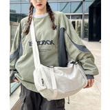 アイボリー | ダブルポケットナイロンメッセンジャーバッグ | Outfitter lab