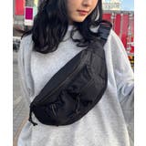 ブラック | ダブルポケットナイロンボディバッグ | Outfitter lab