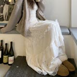 フラワーレースティアードロングスカート | Outfitter lab | 詳細画像11