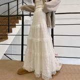 フラワーレースティアードロングスカート | Outfitter lab | 詳細画像14