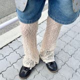 レースフレアパンツ/レギンスパンツ | Outfitter lab | 詳細画像18