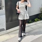 レースフレアパンツ/レギンスパンツ | Outfitter lab | 詳細画像9