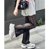 ブラック | レースフレアパンツ/レギンスパンツ | Outfitter lab