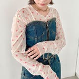アウトリンキングリボンプリントシアートップス | Outfitter lab | 詳細画像8