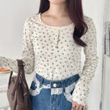レースフラワーヘンリーネックトップス | Outfitter lab | 詳細画像10 
