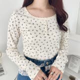 レースフラワーヘンリーネックトップス | Outfitter lab | 詳細画像13 