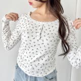 レースフラワーヘンリーネックトップス | Outfitter lab | 詳細画像5 