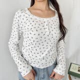 レースフラワーヘンリーネックトップス | Outfitter lab | 詳細画像6 