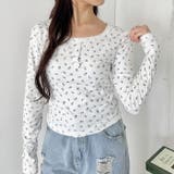 レースフラワーヘンリーネックトップス | Outfitter lab | 詳細画像7 