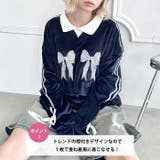 サイドラインリボンベロアラガートップス | Outfitter lab | 詳細画像4 
