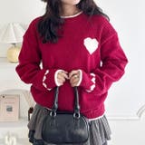 ポイントハートニットトップス | Outfitter lab | 詳細画像11 