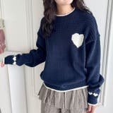 ポイントハートニットトップス | Outfitter lab | 詳細画像15 