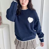 ポイントハートニットトップス | Outfitter lab | 詳細画像16 