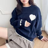 ポイントハートニットトップス | Outfitter lab | 詳細画像18 