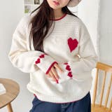 ポイントハートニットトップス | Outfitter lab | 詳細画像5 