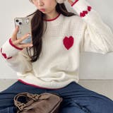 ポイントハートニットトップス | Outfitter lab | 詳細画像7 