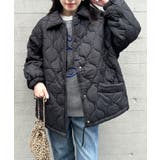 ブラック | 裏ボアキルティングジャケット | Outfitter lab