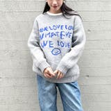 手書き風ロゴニットトップス | Outfitter lab | 詳細画像10 